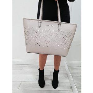 Michael Kors Silver Tote Bag